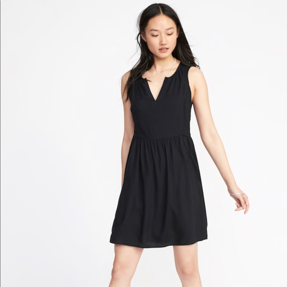 Lightweight, black, fit and flare dress. NWT